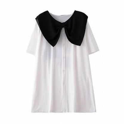スウィート 好感度UP 海外トレンド カジュアル 全3色 半袖 Tシャツ ＜U-11633＞