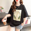 着心地良い Tシャツ ビジュー 四色 ゆったり半袖＜U-2994＞