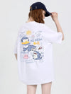 売り切れ必至 4色選択 ポップなプリントが夏に映えるプリント 半袖Tシャツ＜U-9327＞