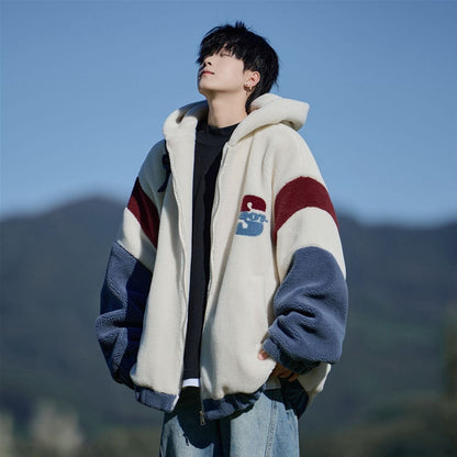 話題沸騰中 もこもこボア 3色展開 ジップアップパーカーU-12582