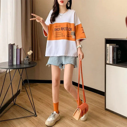 オシャレ度満点 3色選択可 美感いっぱい Tシャツ カットソー＜U-3042＞