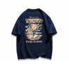 ポップなプリントが夏に映えるプリントTシャツ 半袖 全8色 Tシャツ <U-9252>