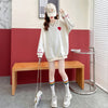 定番シンプル アルファベット刺 ハートマーク 三色 スウェット＜U-3996＞