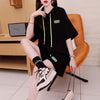 オシャレ度満点 Tシャツ＋ショートパンツ ゆったり感アップ セットアップ＜U-3466＞