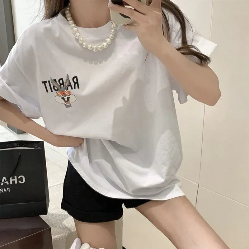 今季大好評 切り替え 美感いっぱい プリント Tシャツ カットソー＜U-3458＞