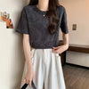 着回し力抜群 ホットダイヤモンド 定番シンプル 全2色 半袖Tシャツ カットソー ＜U-8591＞