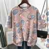 ゆったり感アップ プリント オシャレ度満点 Tシャツ カットソー＜U-3321＞
