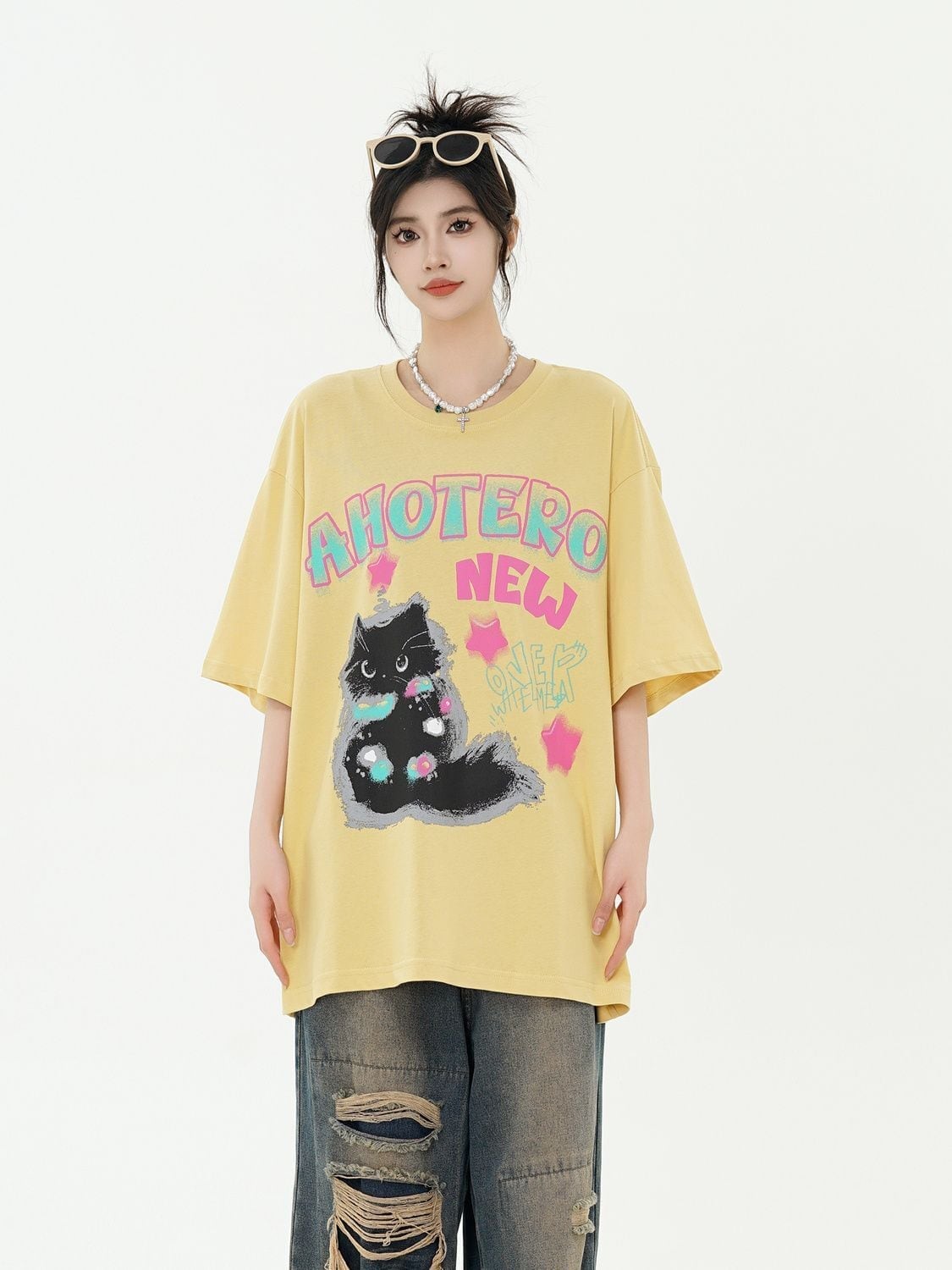 絶対欲しい 好感度UP 海外トレンド カジュアル 全3色 半袖 Tシャツ ＜U-11101＞