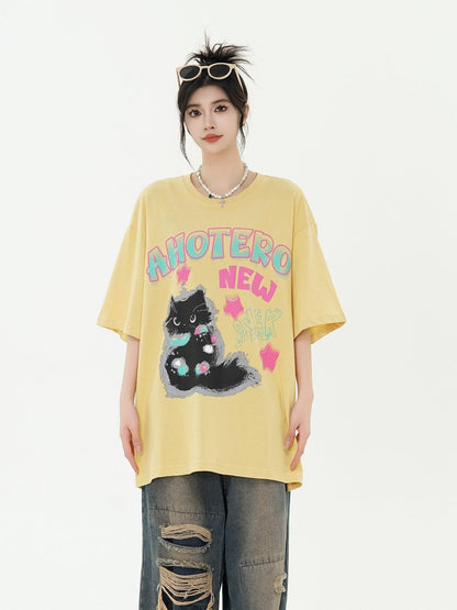 絶対欲しい 好感度UP 海外トレンド カジュアル 全3色 半袖 Tシャツ ＜U-11101＞