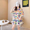 大人可愛い 半袖 紫外線対策 ラウンドネック ルーズ Tシャツ ＜U-8642＞