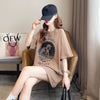 カジュアル 切り替え ファッション プリント Tシャツ カットソー＜U-3581＞
