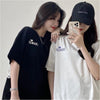 オシャレ度満点 切り替え 一目惚れ プリント Tシャツ カットソー＜U-3560＞