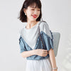 【半額！期間限定！！】 ファッション 定番シンプル 上質 シフォン 半袖<U-6595>