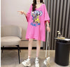 ファッション ゆったり プリント 全4色 半袖 Tシャツ＜U-11518＞