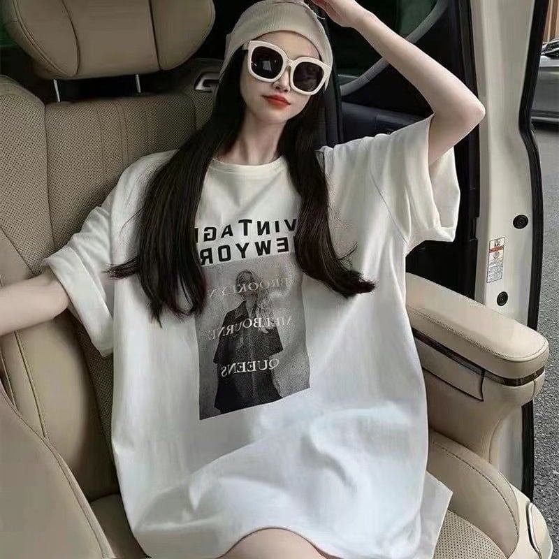 レトロ プリント オシャレ度満点 Tシャツ カットソー＜U-3309＞