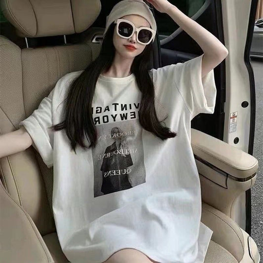 レトロ プリント オシャレ度満点 Tシャツ カットソー＜U-3309＞