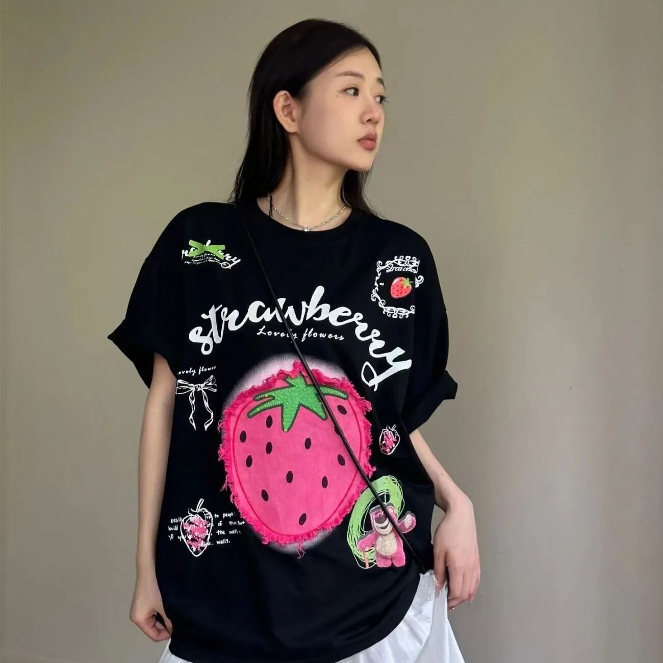 売れ筋 美人度アップ 大好評 好感度UP カジュアル 全4色 半袖 Tシャツ ＜U-11287＞