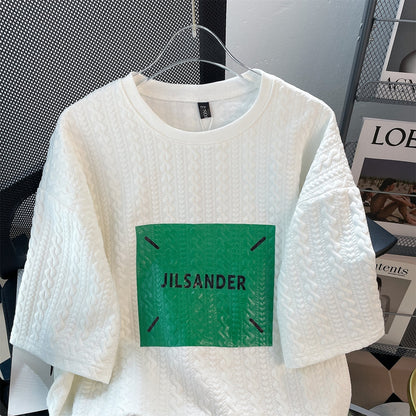 ゆったり感アップ 切り替え 美人度アップ Tシャツ＋ショートパンツ セットアップ＜U-3457＞