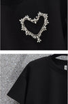 オシャレ度満点 切り替え 一目惚れ Tシャツ＋ショートパンツ セットアップ＜U-3573＞