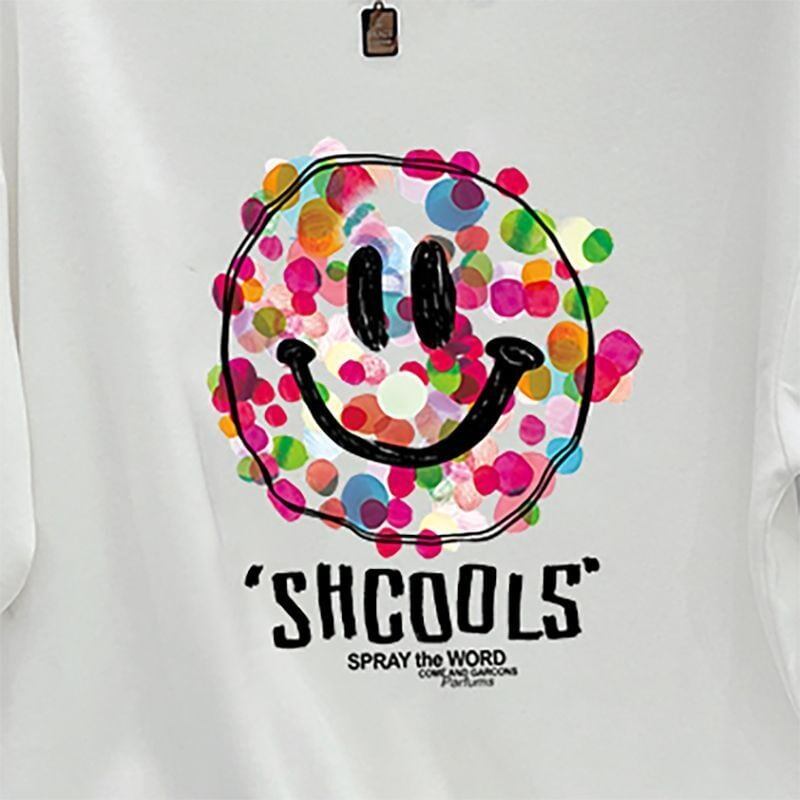 話題沸騰中 スマイリー カジュアル 半袖 Tシャツ <U-8651>