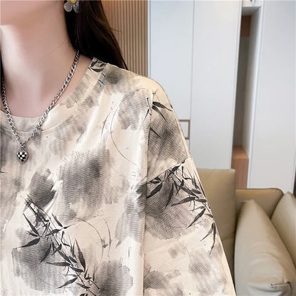 新商品 高級感溢れる オシャレ度満点 2色選択可 Tシャツ カットソー＜U-8277＞