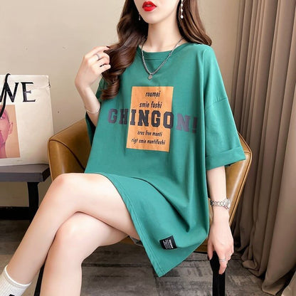 美人度アップ プリント ファッション Tシャツ カットソー＜U-3371＞