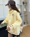 定番シンプル  いちごロゴ パーカ全4色トップス<U-4791>