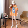 新商品 プリント ファッション ゆったり 全4色 半袖 Tシャツ＜U-11493＞