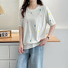 大活躍 好感度UP 海外トレンド カジュアル 全3色 半袖 Tシャツ ＜U-12038＞