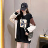 春夏 ロング プリントTシャツ アルファベット ＜U-2811＞