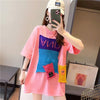 【半額！期間限定！！】ゆったりロング丈切り替え三色半袖Tシャツ＜U-1565＞
