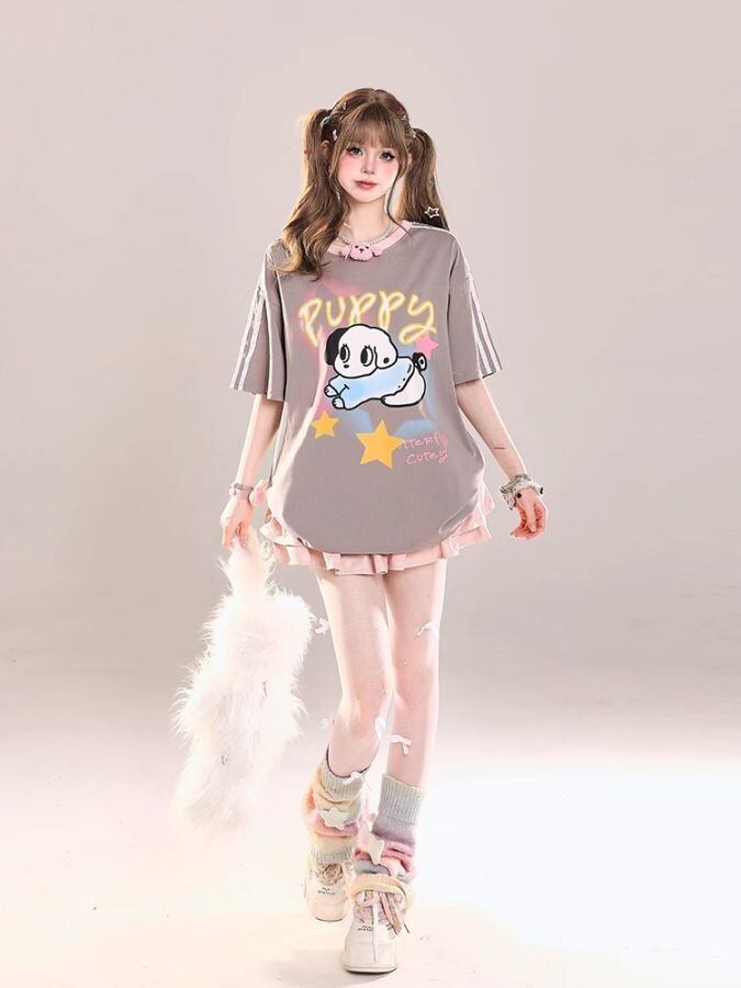 定番シンプル 絶対流行 売れ筋 早い者勝ち カジュアル 2色選択 Tシャツ<U-11462>