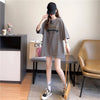 ゆったり感アップ 切り替え オシャレ度満点 プリント Tシャツ カットソー＜U-3478＞