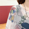 女子マスト 半袖 ラウンドネック ワンピース Tシャツ＜U-8635＞