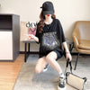 オシャレ度満点 プリント 今季大好評 Tシャツ カットソー トップス＜U-3281＞