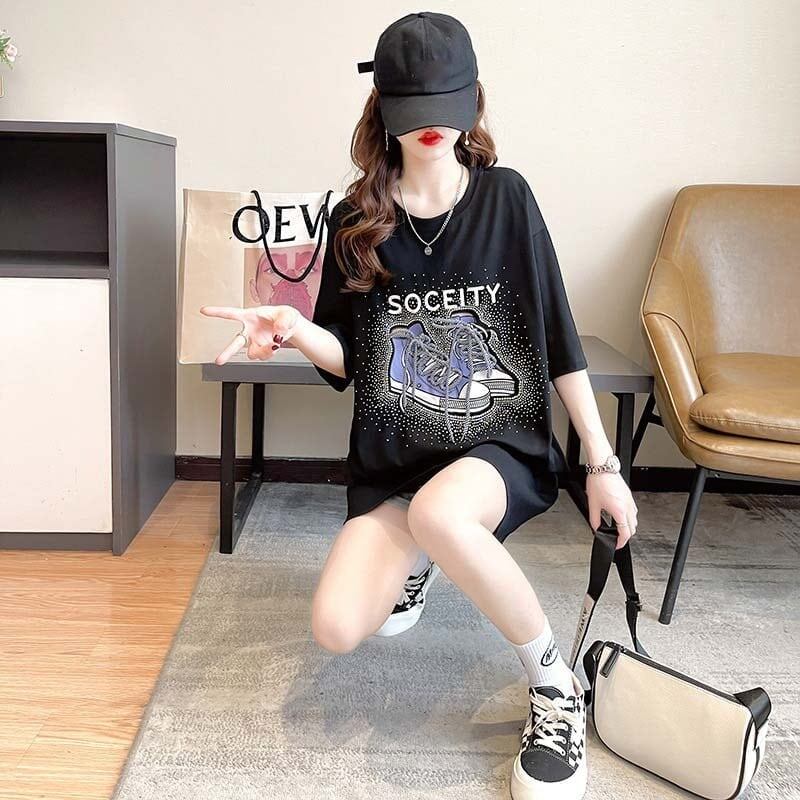 オシャレ度満点 プリント 今季大好評 Tシャツ カットソー トップス＜U-3281＞
