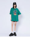 話題沸騰中 ゆったり カジュアル プリント 6色 半袖Tシャツ＜U-8164＞