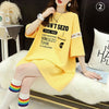 好感度UP リボン キュート プリント全3色 半袖Tシャツ カットソー ＜U-8555＞