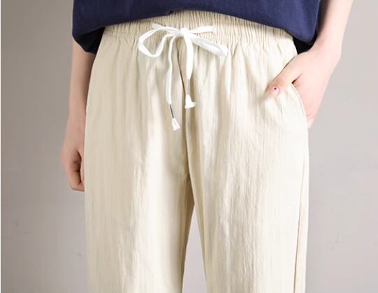 定番シンプル  ファッション ゆったりパンツ<U-6541>