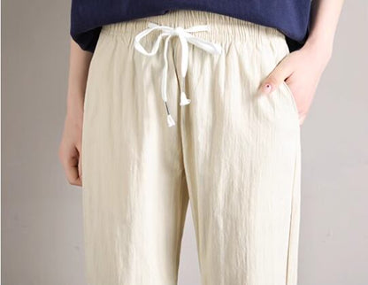 定番シンプル  ファッション ゆったりパンツ<U-6541>