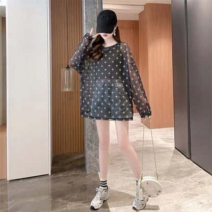 着心地抜群 ラウンドネック 女性力を高める Tシャツ カットソー＜U-3045＞