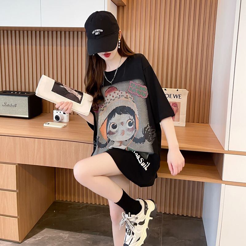新作 特別デザイン アバンギャルド プリント全3色 半袖Tシャツ カットソー ＜U-8605＞