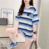 オシャレ度満点 プリント 美感いっぱい Tシャツ カットソー＜U-3296＞