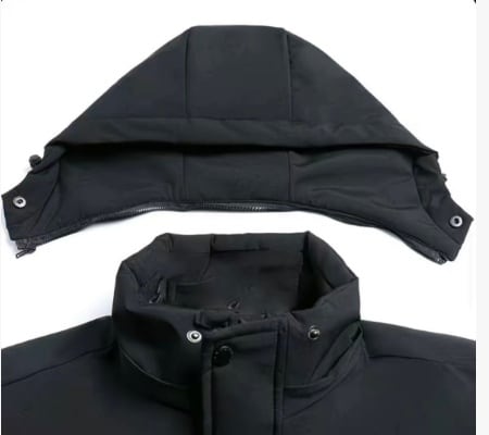 着回し力抜群 大人可愛い  撥水加工 バックビッグロゴ 男女兼用 3色展開 フード付き中綿ジャケット U-12924