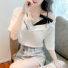 美人度アップ 3色選択可 チャーミング Tシャツ カットソー＜U-3267＞