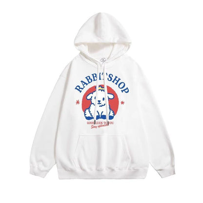 【裏起毛】 肌触り抜群 sweet系可愛い カジュアル プリント 8色選択 男女兼用 パーカー<U-10606>