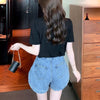 個性的なデザイン プリント 一目惚れ Tシャツ カットソー＜U-3273＞