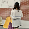 デザイン感 切り替え チャーミング プリント Tシャツ カットソー＜U-3538＞