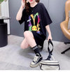 おすすめ新作 プリントTシャツ ロング オーバーサイズ＜U-2828＞