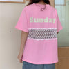 個性的なデザイン 3色選択可 バックで綺麗 Tシャツ カットソー＜U-3023＞